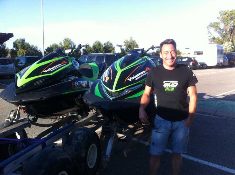 Victoria de Juanma Cuevas en la segunda prueba del Campeonato de España de Motos de Agua